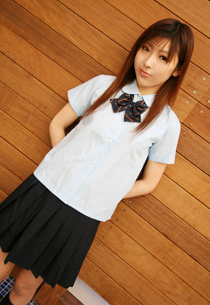 Naughty Japanese Teen - Naughty Miyo enjoys slutting it up in her highschool uniform